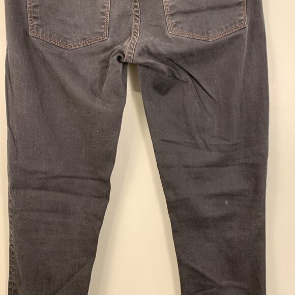 J Crew toothpick ankle cropped black denim jeans woman’s size 27 - Picture 6 of 10